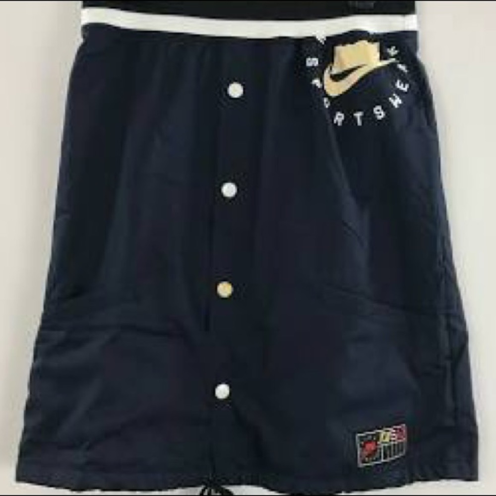 nike sportswear 253 plus button down skirt